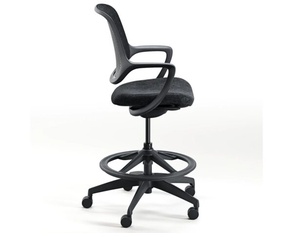 Niro Drafting Chair - 17851BLKBLK463BLK460