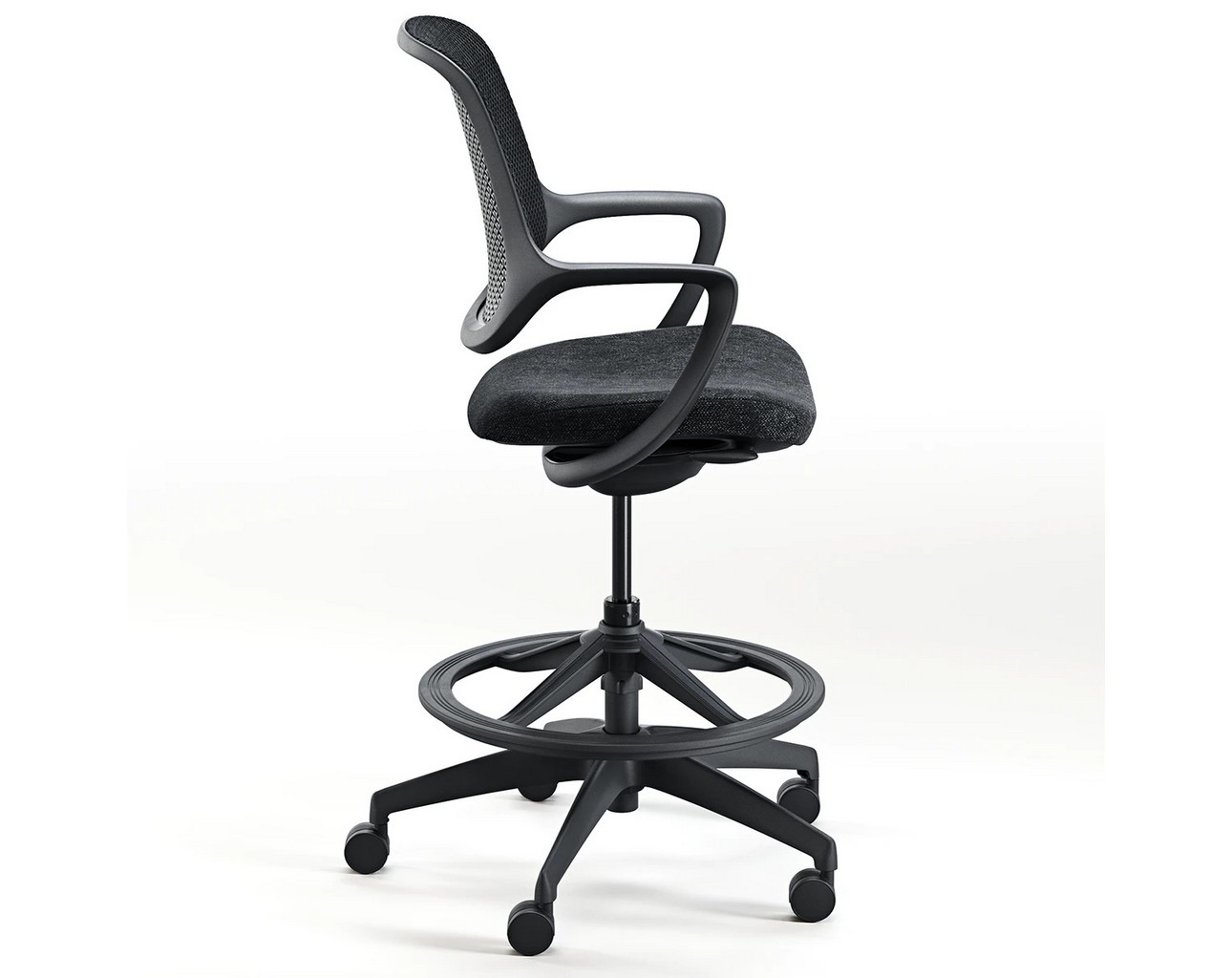 Niro Drafting Chair – 17851BLKBLK463BLK460