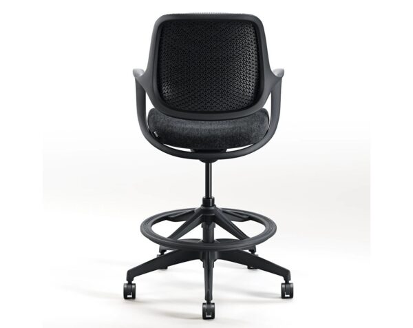 Niro Drafting Chair - 17851BLKBLK463BLK460