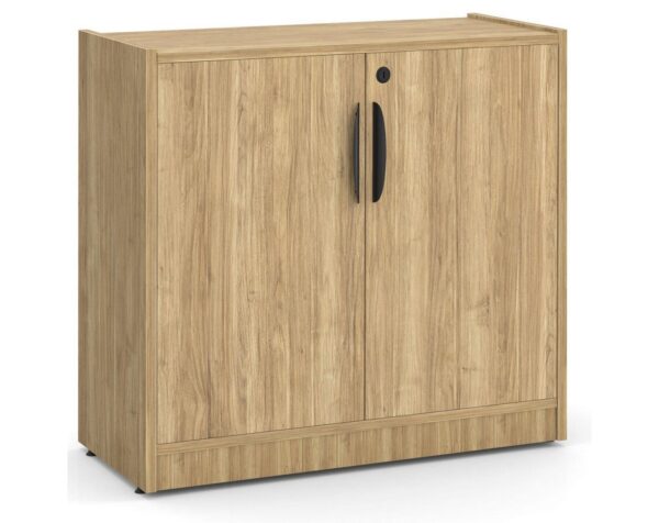 Heavy Duty Bookshelves - 2 Shelf - with Doors - Aspen