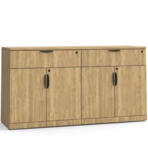 Storage Credenza with Double Buffet Drawers - Aspen