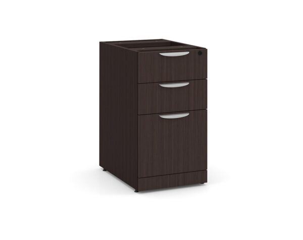 Classic Box/Box/File Pedestal - Espresso