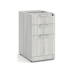 Classic Box/Box/File Pedestal - Silver Birch