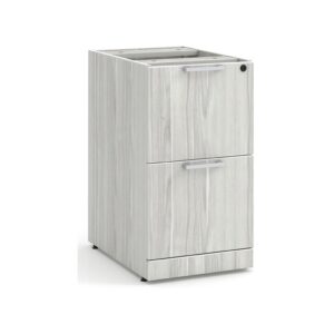 Classic File/File Pedestal - Silver Birch