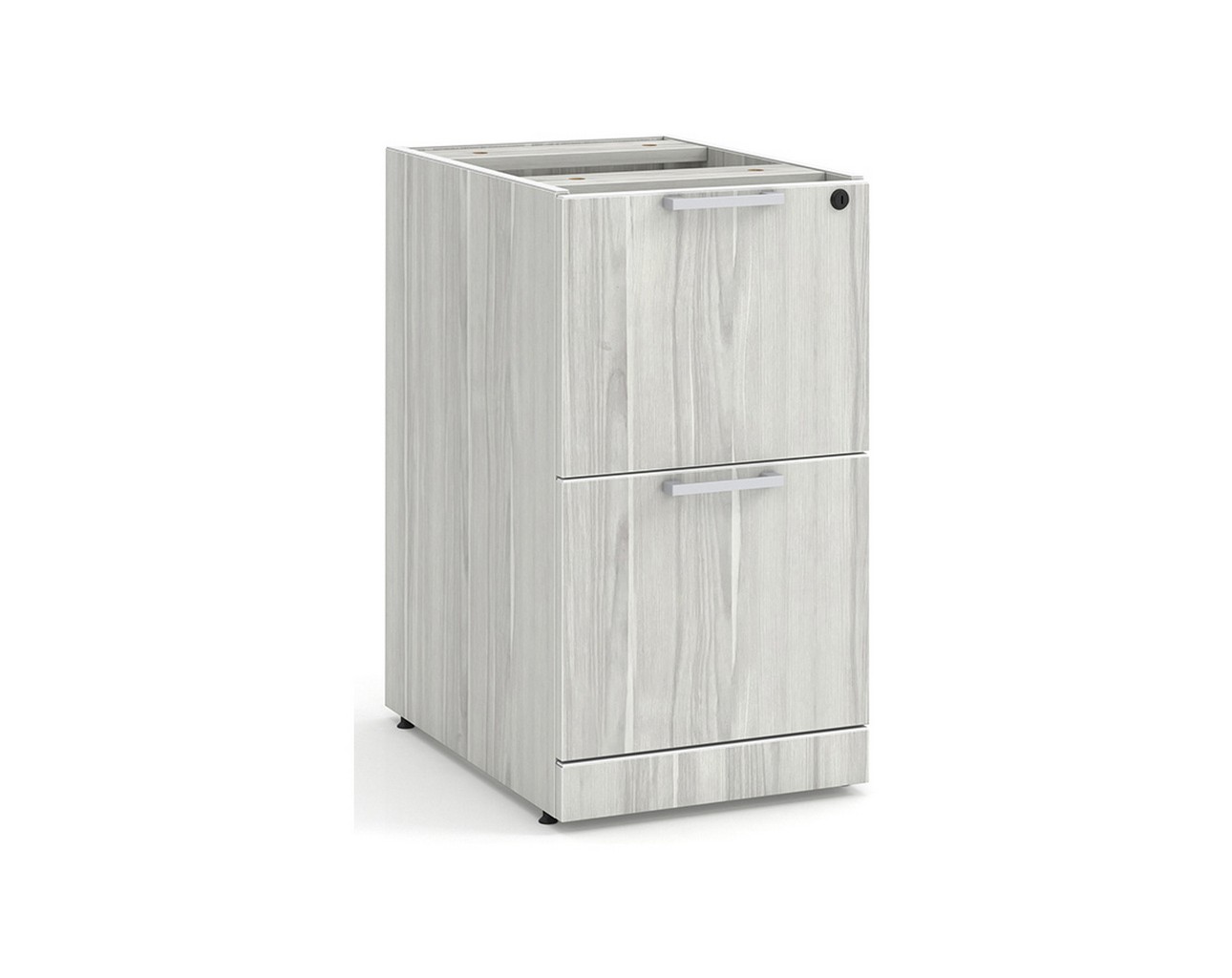Classic File/File Pedestal - Silver Birch