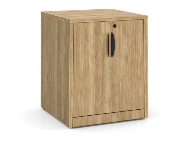 Mobile Locking Double Door Storage Cabinet - Aspen