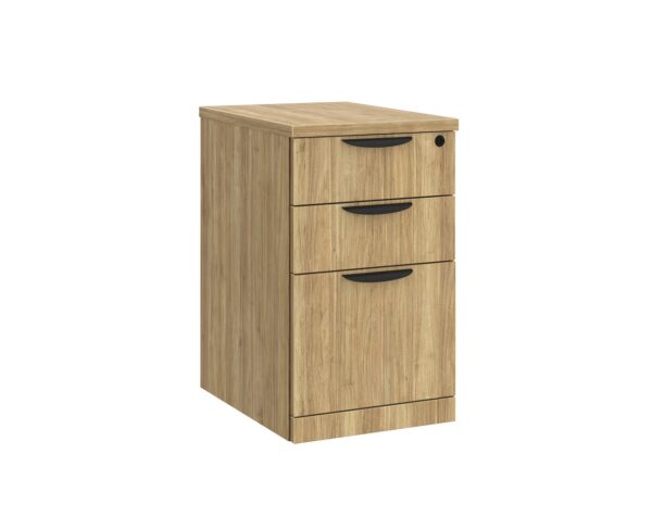 3 Drawer Locking Mobile Pedestal - 26.5" - Aspen