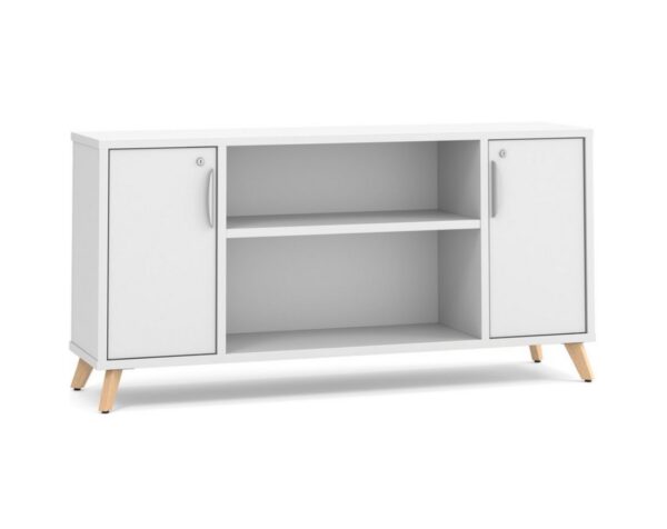 Signature Narrow Storage Credenza - White - Aspen