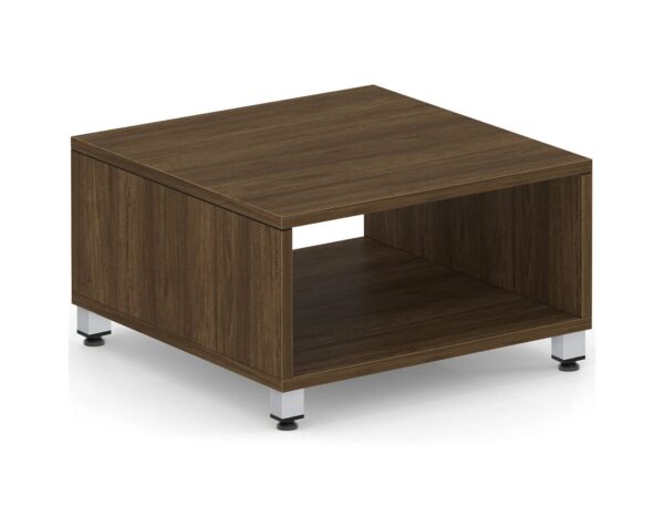 Signature End Table - Modern Walnut - Silver